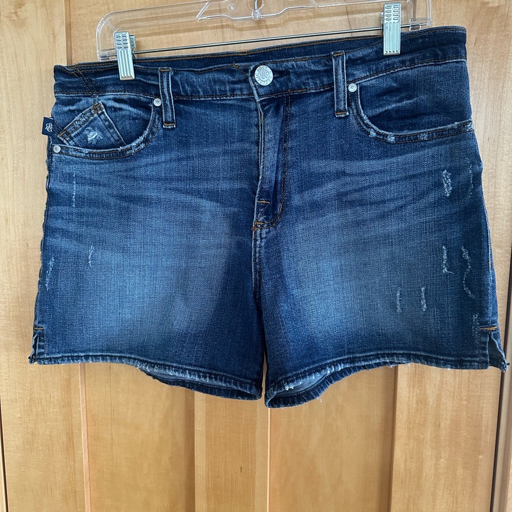 😎Rock & Republic😎 Blue Jean Shorts Classic Casual Style Size 14